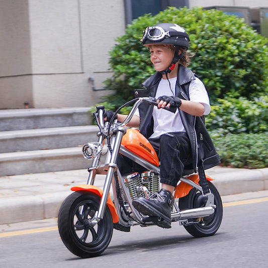 Kids Electric Ride-On Motorcycle with Lights