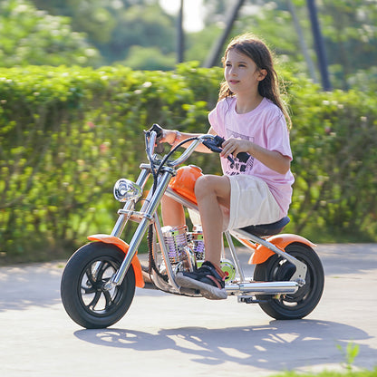 Kids Electric Ride-On Motorcycle with Lights