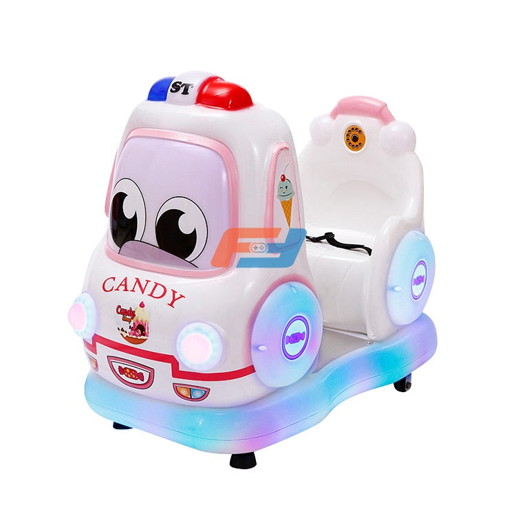 Kids Coin-Operated Cartoon Shaking Car
